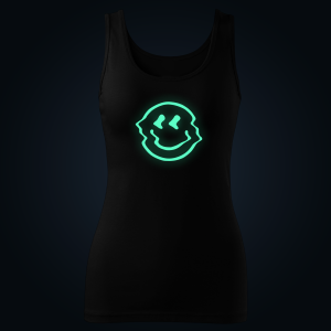 Glitched tank top women