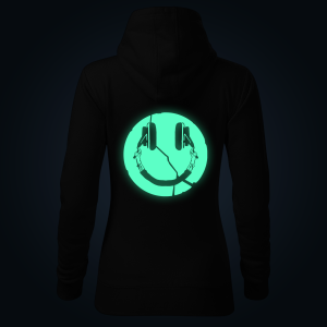 Good Vibes women's hoodie back print