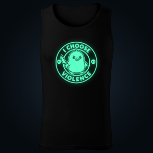 I CHOOSE VIOLENCE tank top men