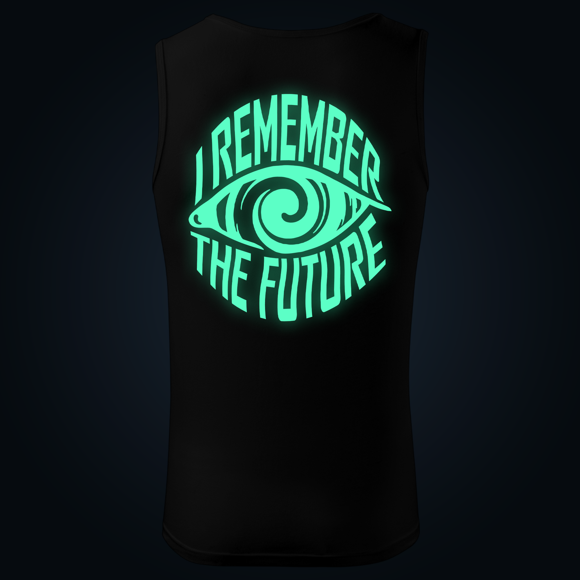 I Remember The Future tank top men back print