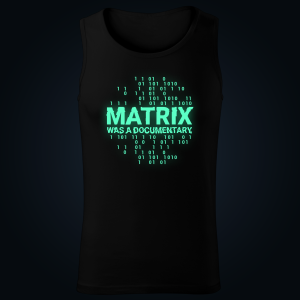 Matrix Was A Documentary tank top men