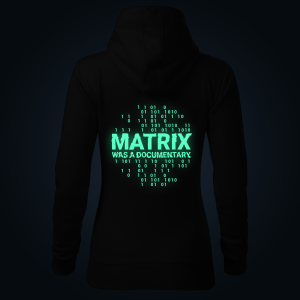 Matrix women's hoodie back print