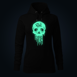 Melting Skull women's hoodie