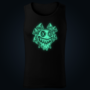 MUSHROOM SMILE tank top men