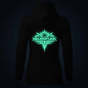 NEUROFUNK women's hoodie back print