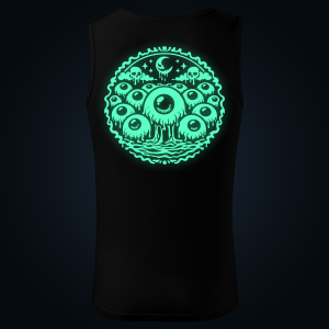 NIGHTWATCH tank top men back print