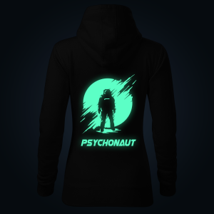 Psychonaut women's hoodie back print