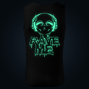 Rave Me tank top men back print