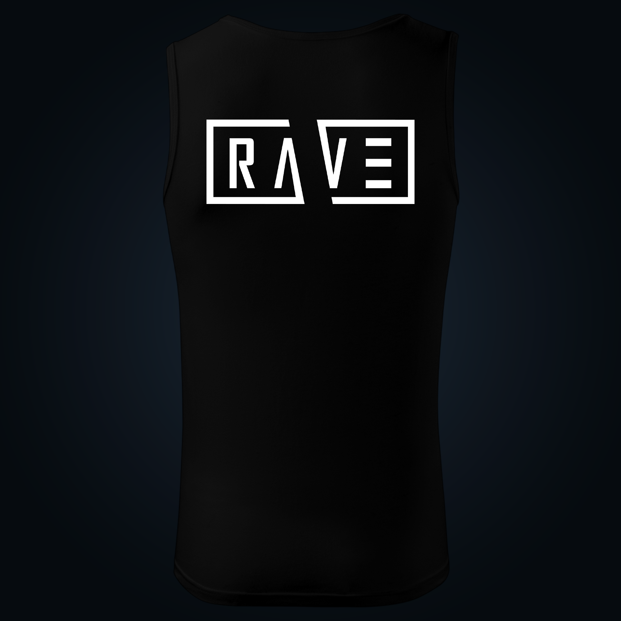 Rave tank top men back print - Image 2