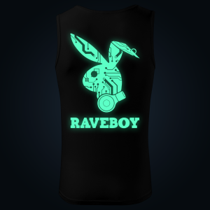 Raveboy tank top men back print
