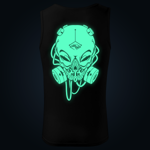 Toxic Visitor tank top men back print