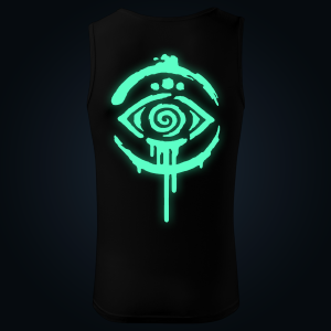 Tribal Eye tank top men back print