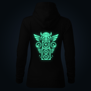 RAVE TOTEM women's hoodie back print