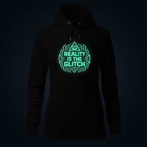 REALITY IS THE GLITCH women's hoodie