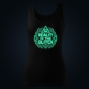 REALITY IS THE GLITCH tank top women