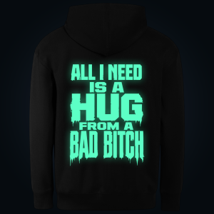 ALL I NEED hoodie back print