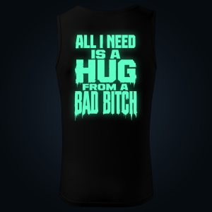 ALL I NEED tank top men back print