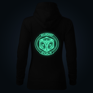 AUDIO CULT women's hoodie back print
