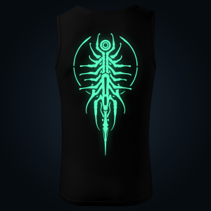 PARASITE tank top men back print
