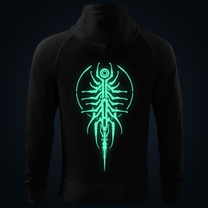 PARASITE zipped hoodie