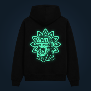 ACID VR hoodie back print