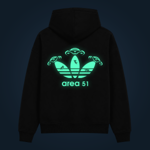 AREA 51 hoodie back print