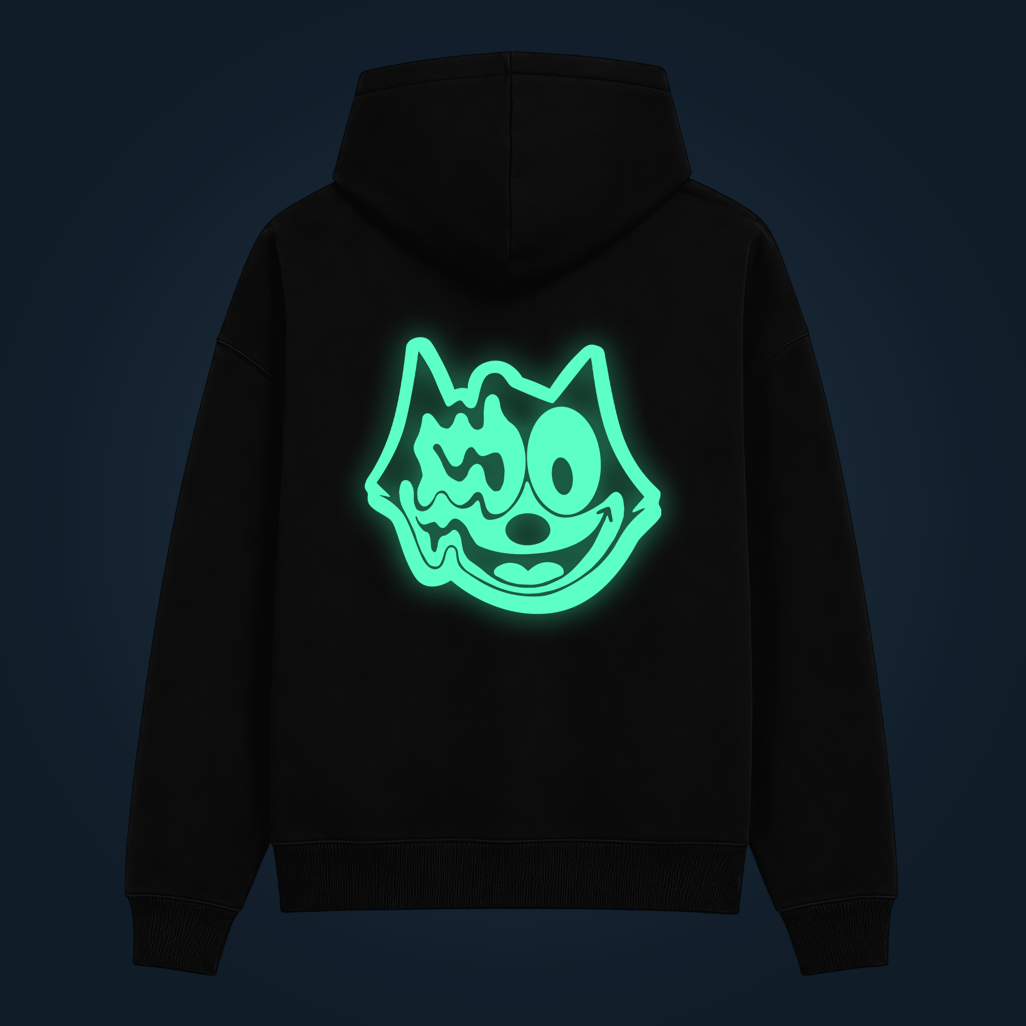 CAT hoodie back print
