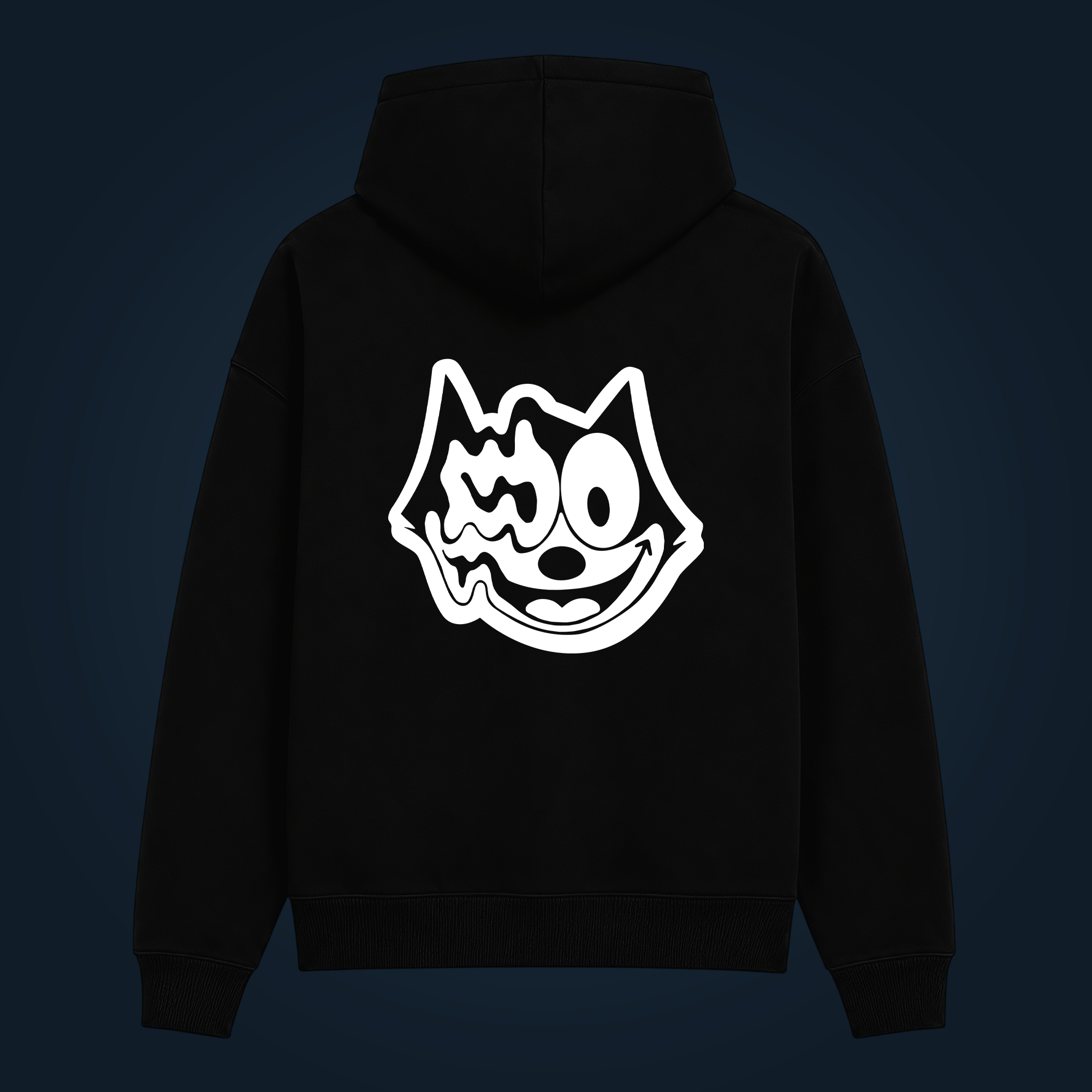 CAT hoodie back print - Image 2