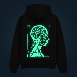 CHAOS hoodie back print