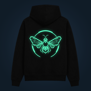 ELECTRIC BEE hoodie back print