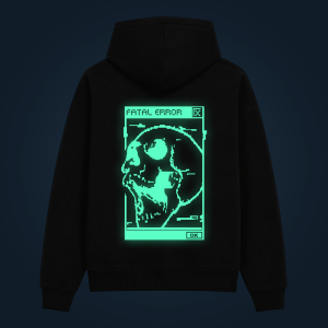 FATAL ERROR hoodie back print