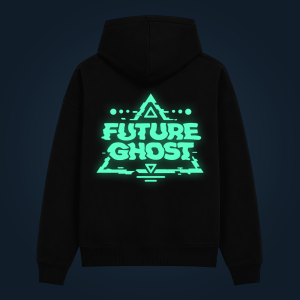 FUTURE GHOST hoodie back print