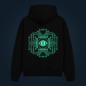 NEURAL WATCHER hoodie back print