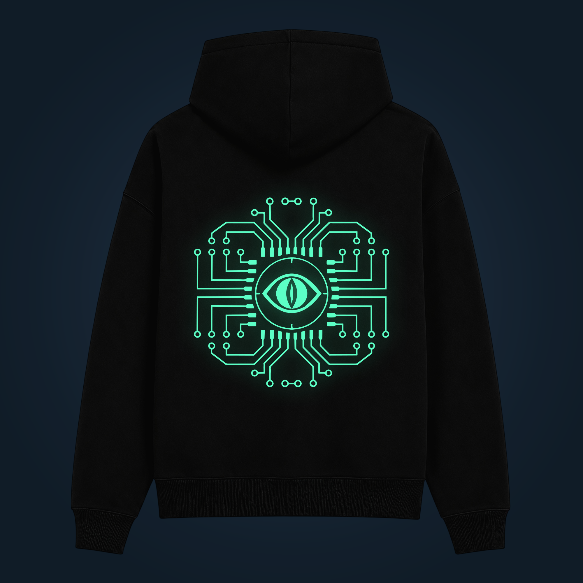 NEURAL WATCHER hoodie back print