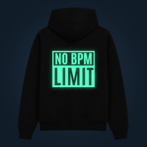 NO BPM LIMIT hoodie back print