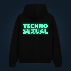 TECHNO SEXUAL hoodie back print