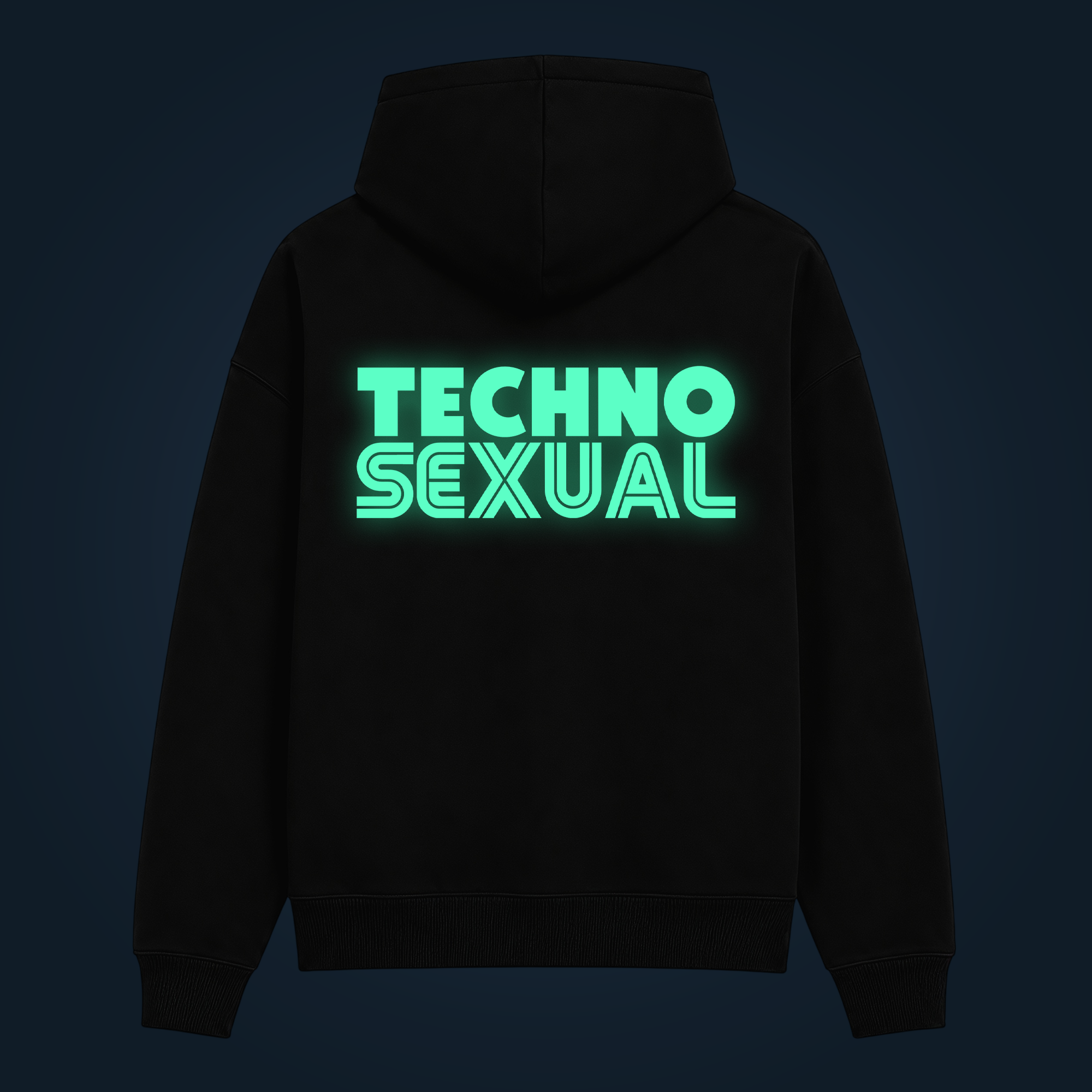 TECHNO SEXUAL hoodie back print