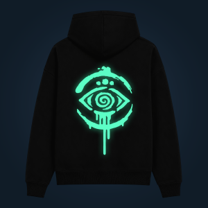 TRIBAL EYE hoodie back print