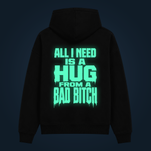 ALL I NEED hoodie back print