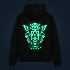 RAVE TOTEM hoodie back print