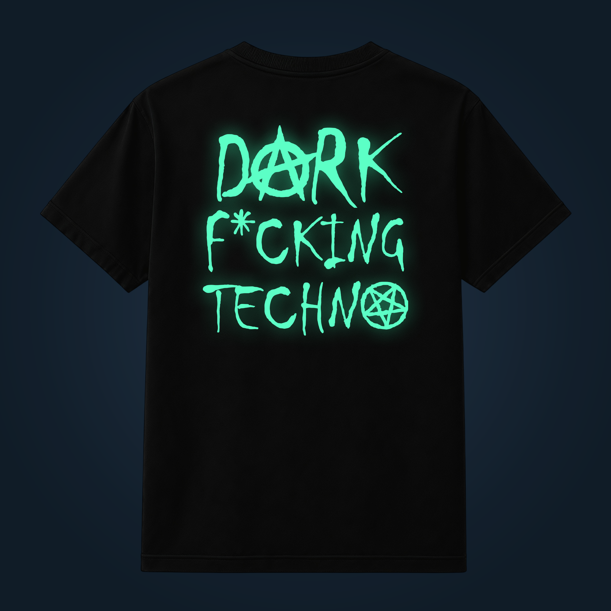 Dark Techno back print