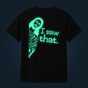 I Saw That back print