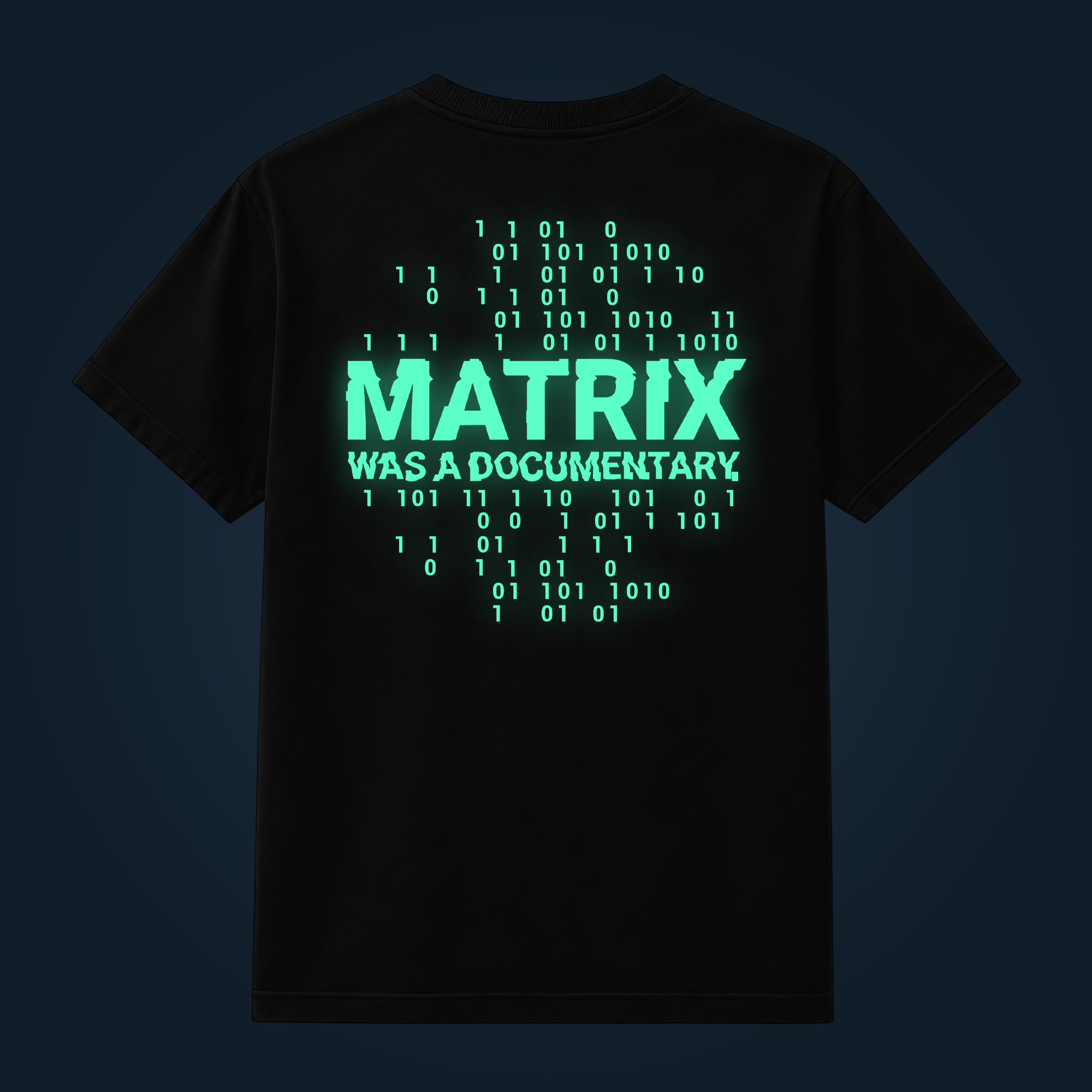 Matrix Was A Documentary back print
