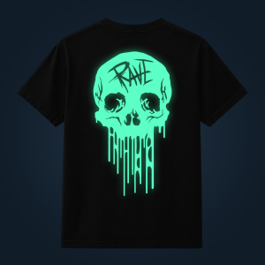 Melting Skull back print