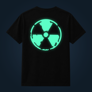 Radioactive back print