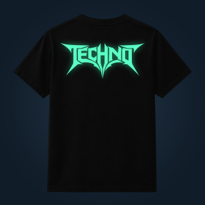 Techno back print