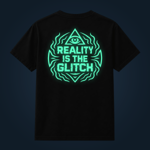 REALITY IS THE GLITCH back print