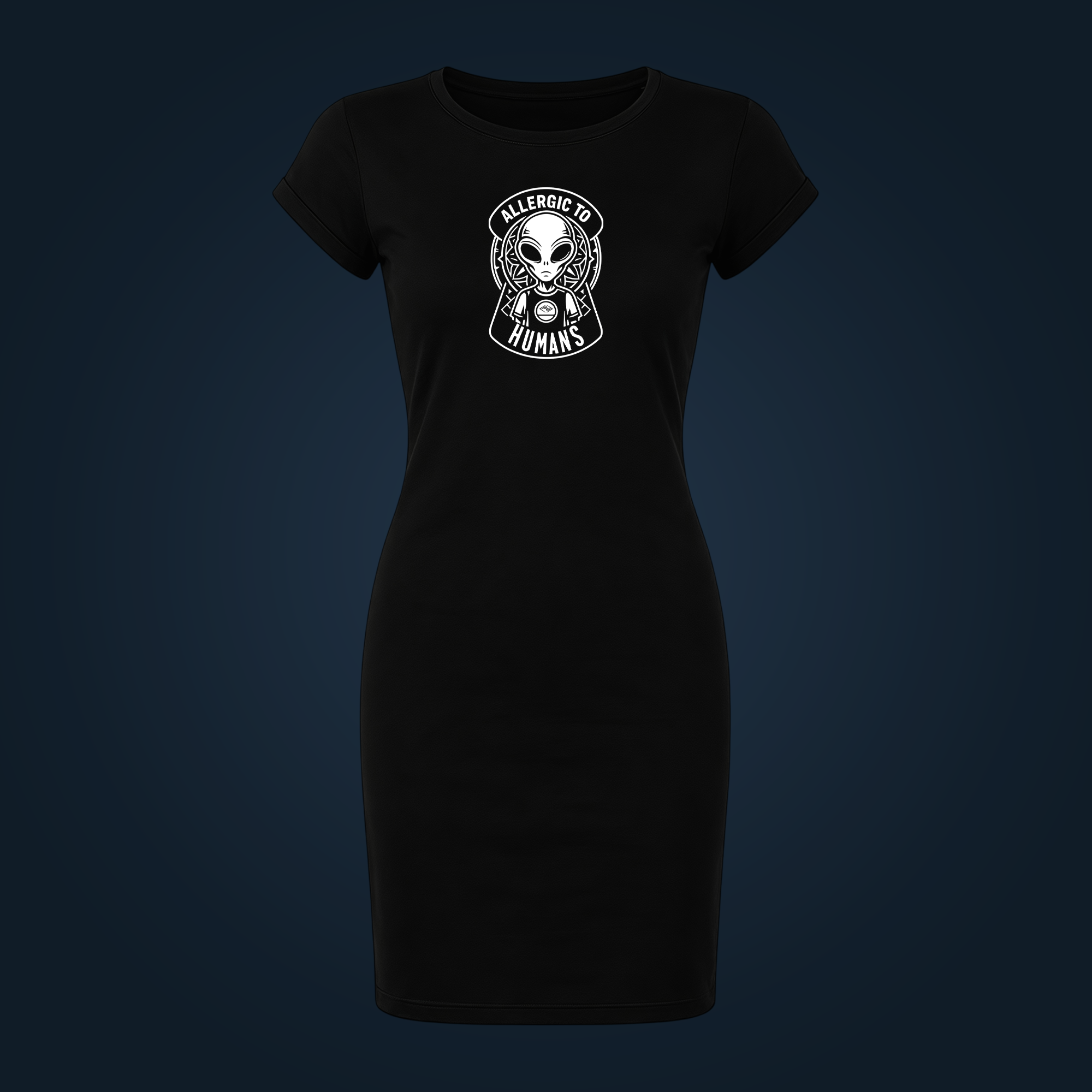 ALLERGIC TO HUMANS dress - Image 2
