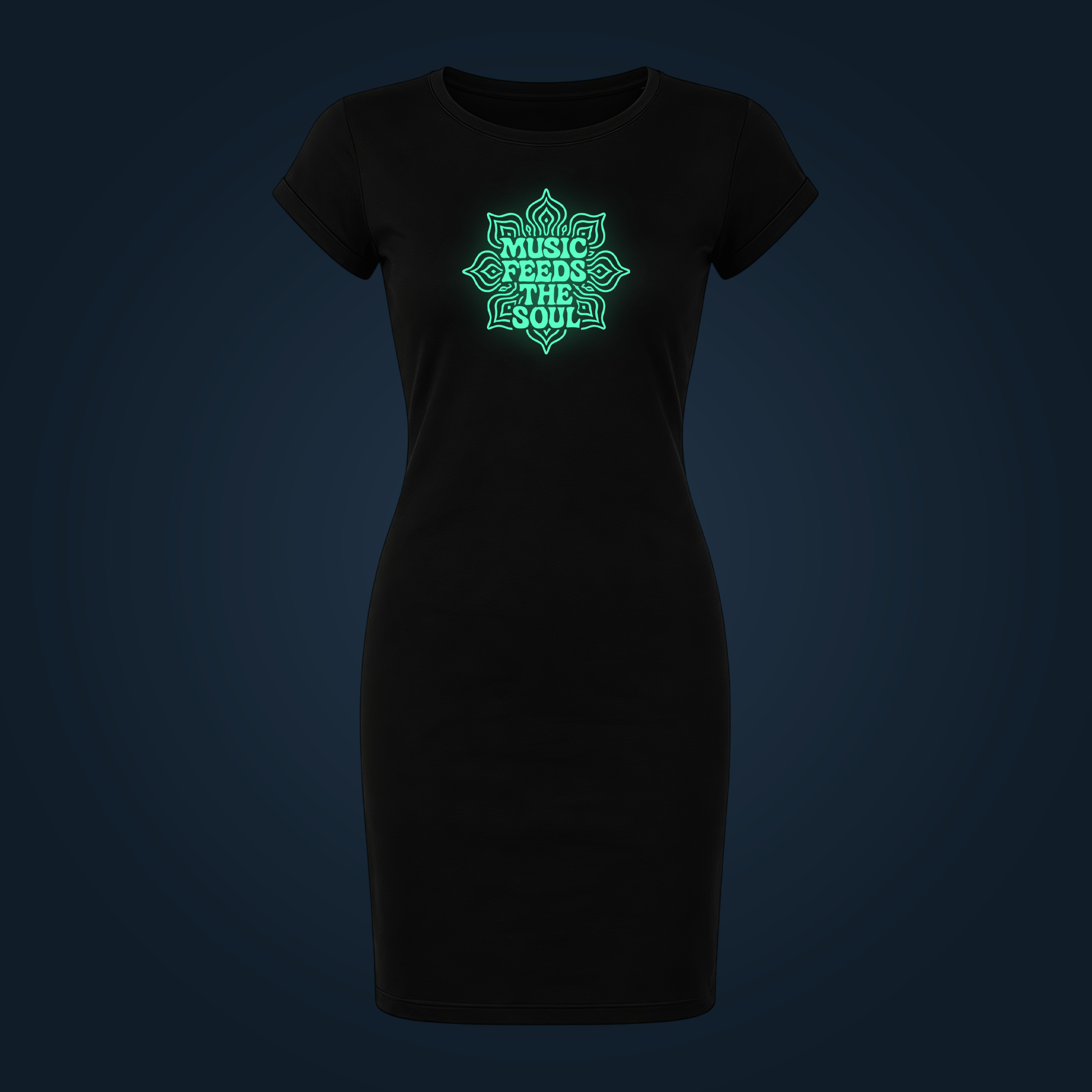 MUSIC FEEDS THE SOUL dress