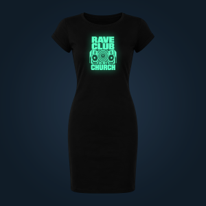 RAVE CLUB IS MY CHURCH dress